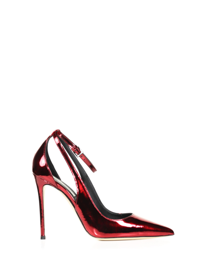 Shop Ninalilou Patent Leather Décolleté With Strap