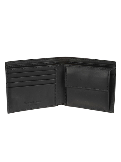 Shop Alexander Mcqueen 4cc Slots Classic Bifold Wallet In Pop Yellow/black