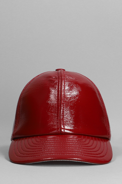 Shop Courrèges Hats In Red Polyester