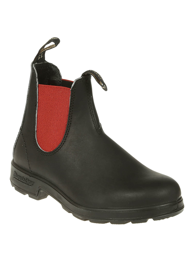 Shop Blundstone Colored Elastic Sided Boots In Black/red