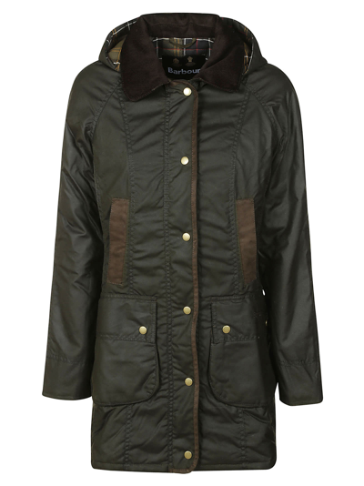 Shop Barbour Bower Wax Jacket In Green