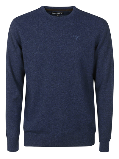 Barbour Man Sweater Blue Size Xxl Wool In Blue