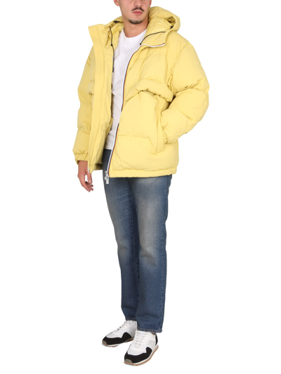 Shop K-way Clauden 2.1 Amiable Padded Jacket In Giallo