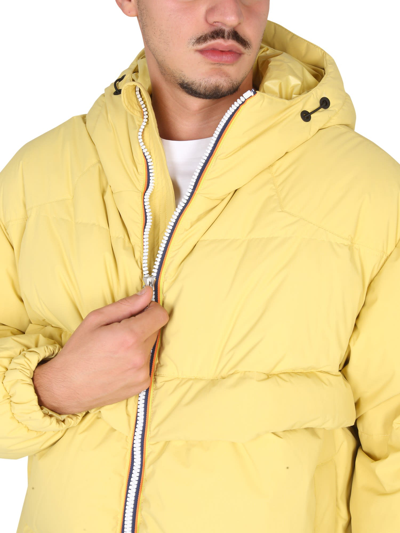 Shop K-way Clauden 2.1 Amiable Padded Jacket In Giallo