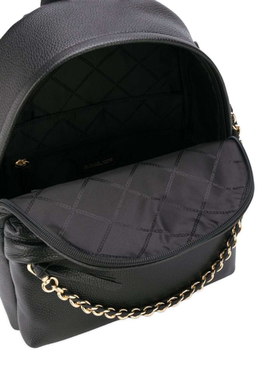 Shop Michael Michael Kors Md Backpack In Black