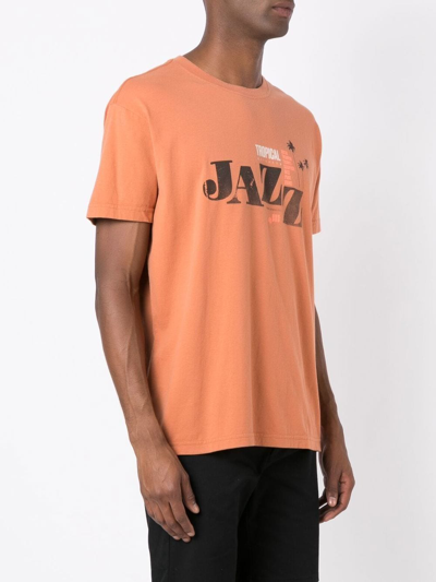 Osklen Graphic-print Short-sleeve T-shirt In Brown