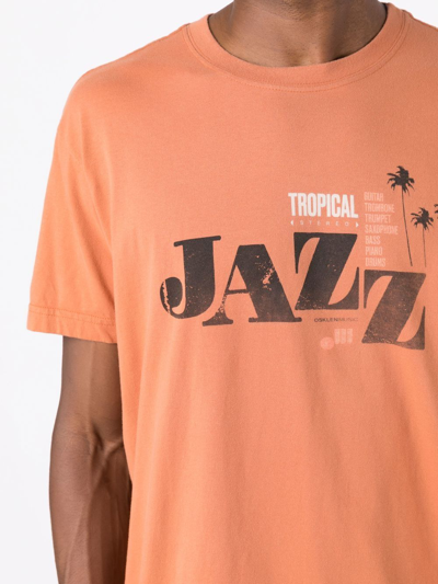 Osklen Graphic-print Short-sleeve T-shirt In Brown
