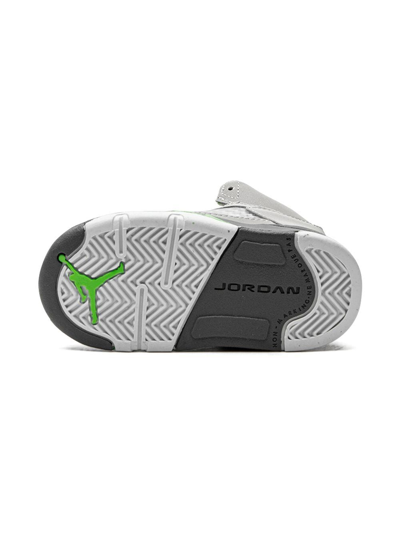 Shop Jordan Air  5 Retro "green Bean 2022" Sneakers In Grey