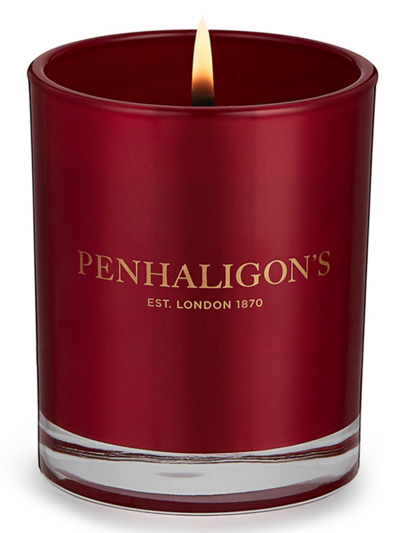 Shop Penhaligon's Anbar Stone Candle In Burgundy