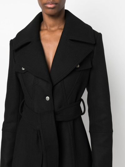 Shop Ambush Single-breasted Coat In Black