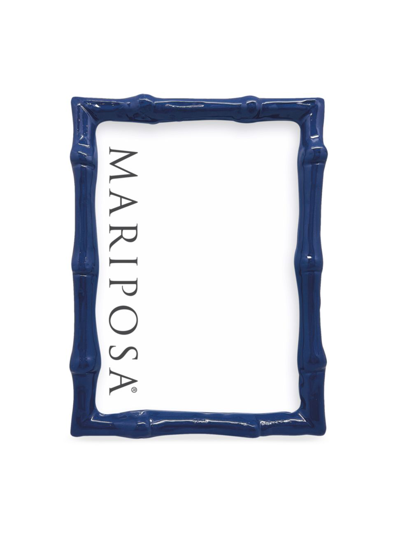 Shop Mariposa Bamboo-inspired Frame In Blue