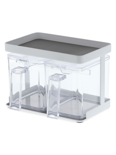 Shop Yamazaki Salt & Sugar Containers With Rack In White
