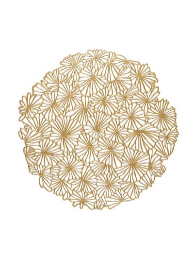 Shop Chilewich Pressed Daisy Placemat In Gilded