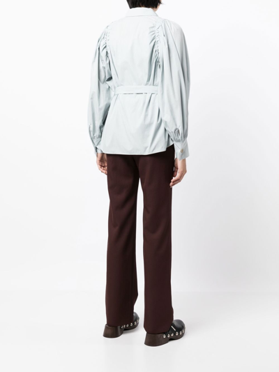 Rejina Pyo Peyton Tie-fastening Shirt In Blue
