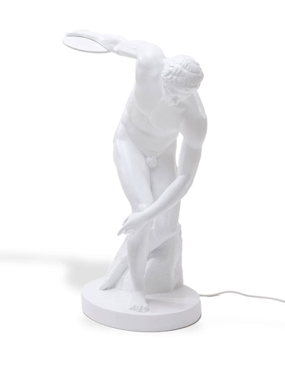 Seletti Discobolux Table Lamp In White