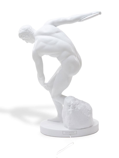 Seletti Discobolux Table Lamp In White