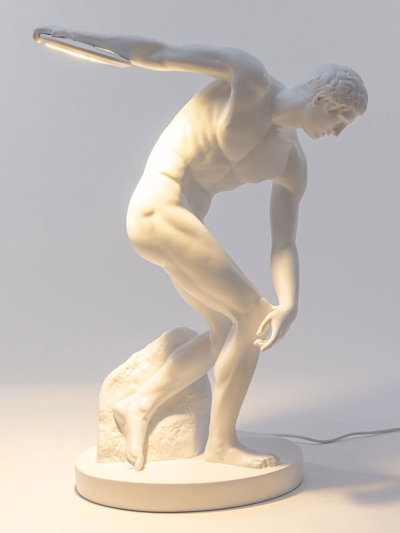 Seletti Discobolux Table Lamp In White