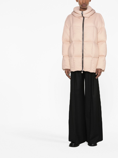 Shop Ienki Ienki Hooded Padded-design Jacket In Pink