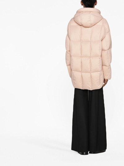 Shop Ienki Ienki Hooded Padded-design Jacket In Pink