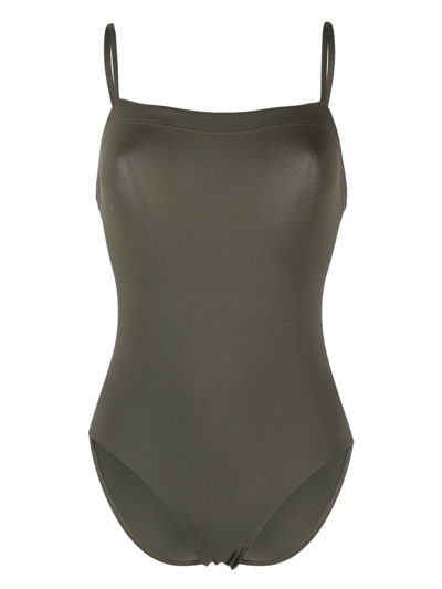 Shop Eres Aquarelle One-piece Swimsuit In Green