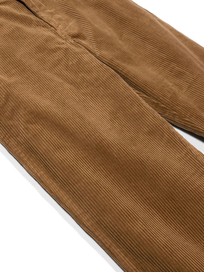 Shop Ralph Lauren Beford Straight-leg Corduroy Trousers In Brown