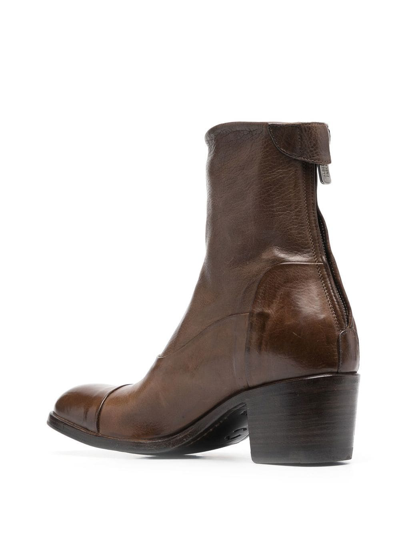 Shop Alberto Fasciani Maya Ankle Boots In Brown