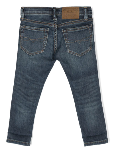 Shop Ralph Lauren Sullivan Slim-cut Leg Jeans In Blue