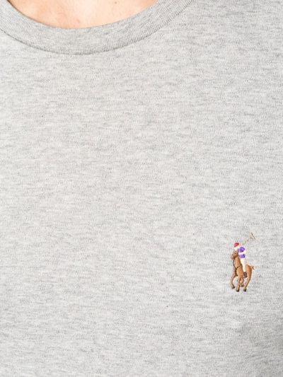 Polo Ralph Lauren Polo Pony Cotton T-shirt In Grey