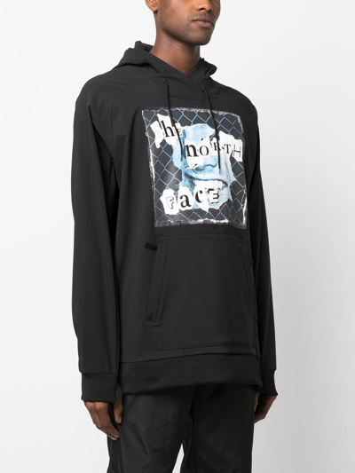 Shop The North Face Logo-print Hoodie In Black
