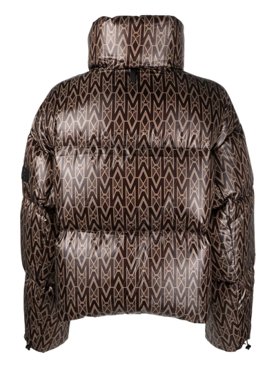 Shop Mackage Mylah Quilted Jacket In Brown