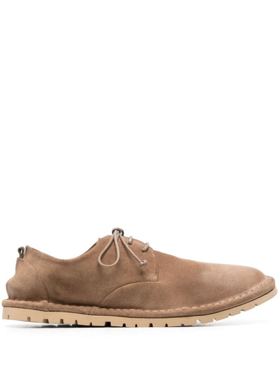 Marsèll Smooth Lace-up Derby Shoes In Neutrals