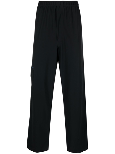 Shop Gr10k Straight Wide-leg Trousers In Black
