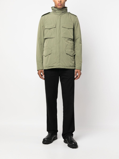 Aspesi Minifield Cot Jacket In Green