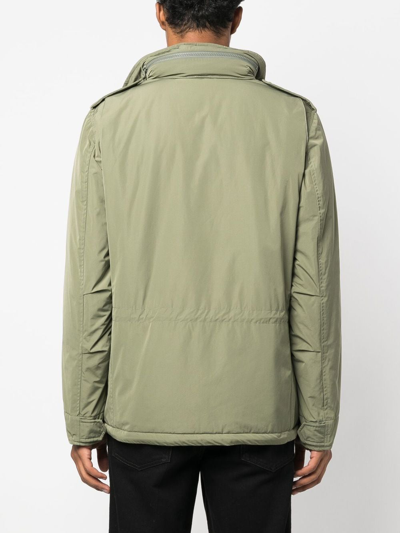 Aspesi Minifield Cot Jacket In Green