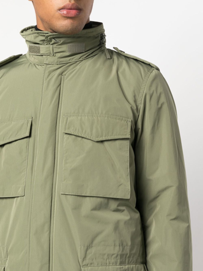 Aspesi Minifield Cot Jacket In Green