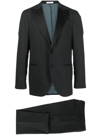 Shop Boglioli Single-breasted Dinner Suit In Black