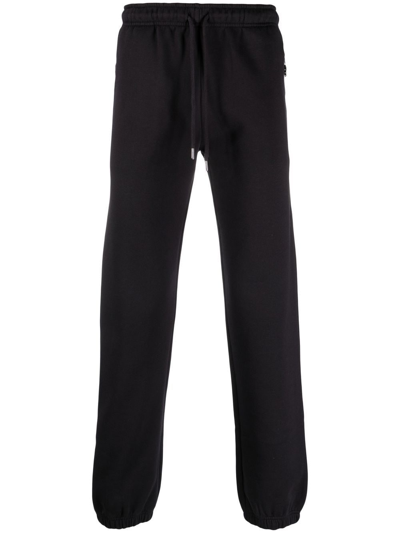 Shop Honey Fucking Dijon Drawstring Cotton-blend Track Pants In Black