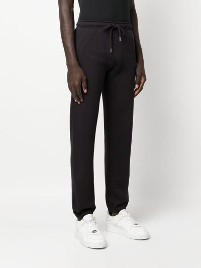 Shop Honey Fucking Dijon Drawstring Cotton-blend Track Pants In Black