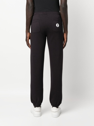 Shop Honey Fucking Dijon Drawstring Cotton-blend Track Pants In Black