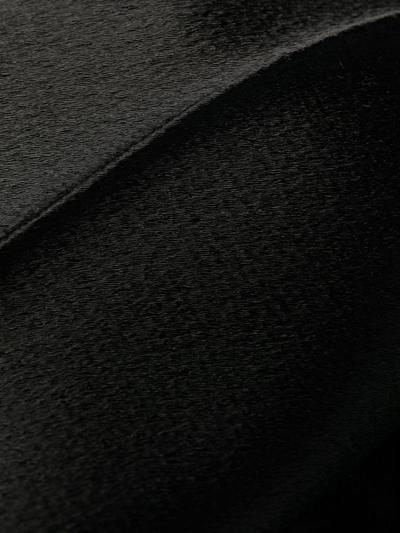 Shop Maison Margiela Pleated Wide-leg Trousers In Black