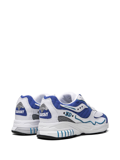Saucony 3d Grid Hurricane Sneakers In White