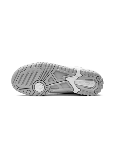 Shop New Balance 550 "white/white/grey" Sneakers