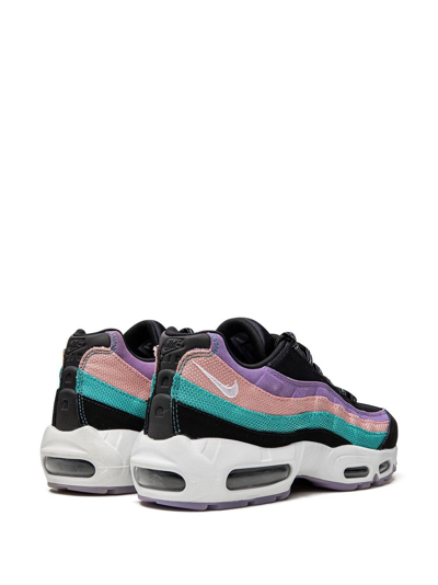 Shop Nike Air Max 95 "have A  Day" Sneakers In Black