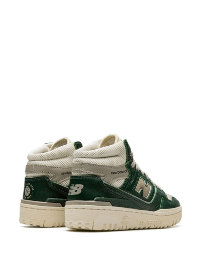 New Balance X Aimé Leon Dore 650r "green" Sneakers In White
