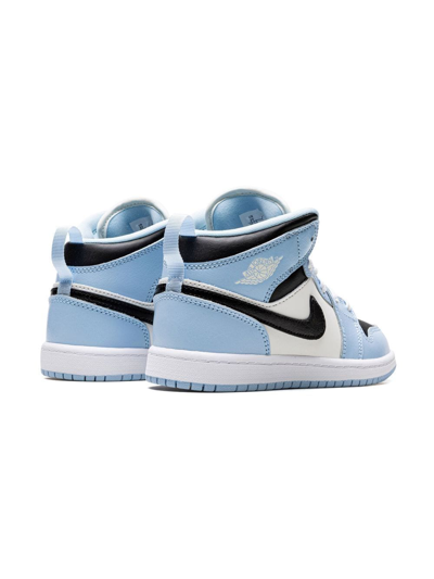 Shop Jordan 1 Mid Sneakers In Blue