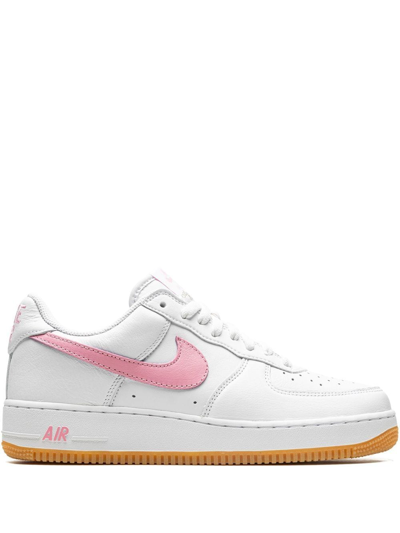 Shop Nike Air Force 1 Low "pink Gum" Sneakers In White