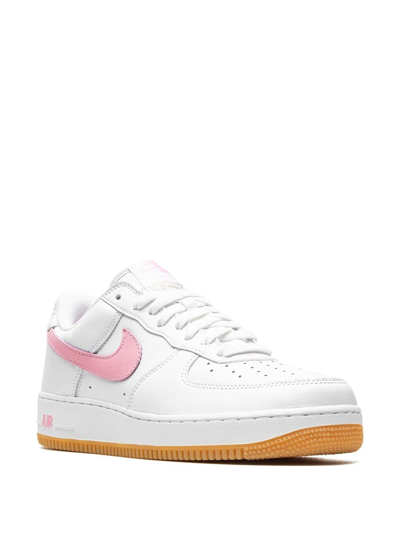 Shop Nike Air Force 1 Low "pink Gum" Sneakers In White