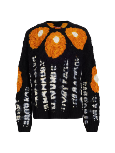 Shop Altuzarra Women's Lagune Dyed Sweater In Black Marmalade Shibori
