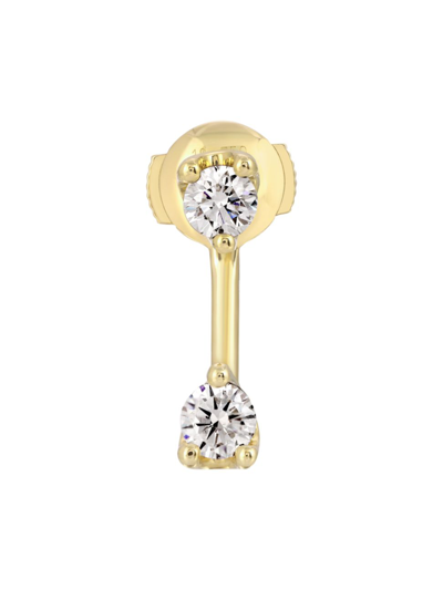 Shop Anita Ko Women's Orbit 18k Yellow Gold & 0.5 Tcw Diamond Single Earring