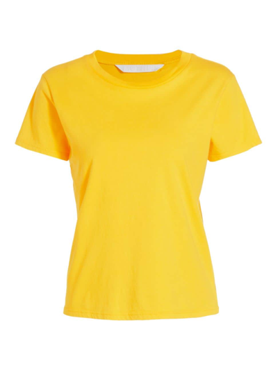 Shop Mother Women's The Lil Goodie Goodie T-shirt In Lemon Chrome